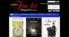 Desktop Screenshot of fineartmagazine.com